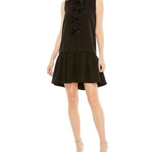 Mac Duggal A Line Bow Detail Dress